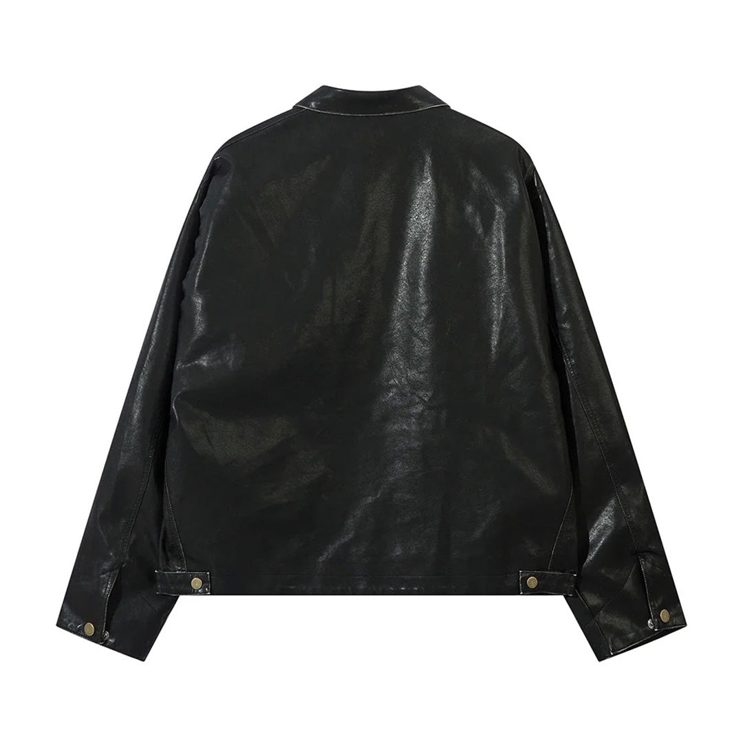 Patchwork Cargo Denim Jacket