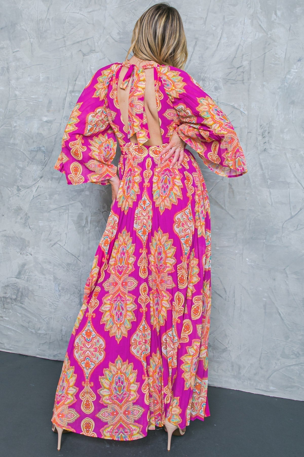 Covered by Love Woven Maxi Dress