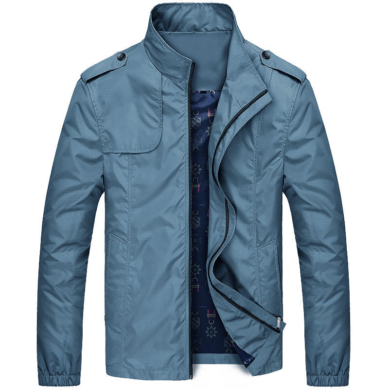 Men's Zip-Up Bomber Jacket