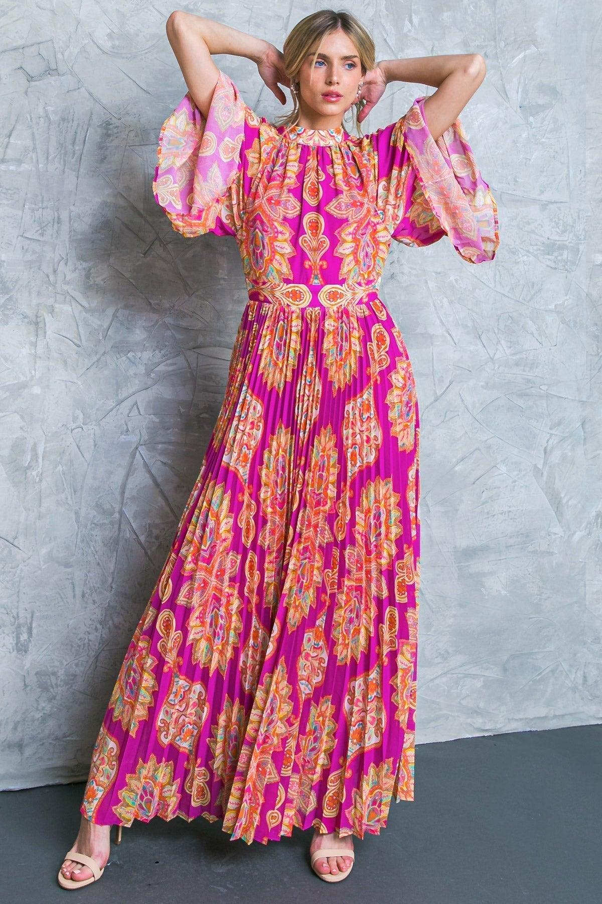 Covered by Love Woven Maxi Dress