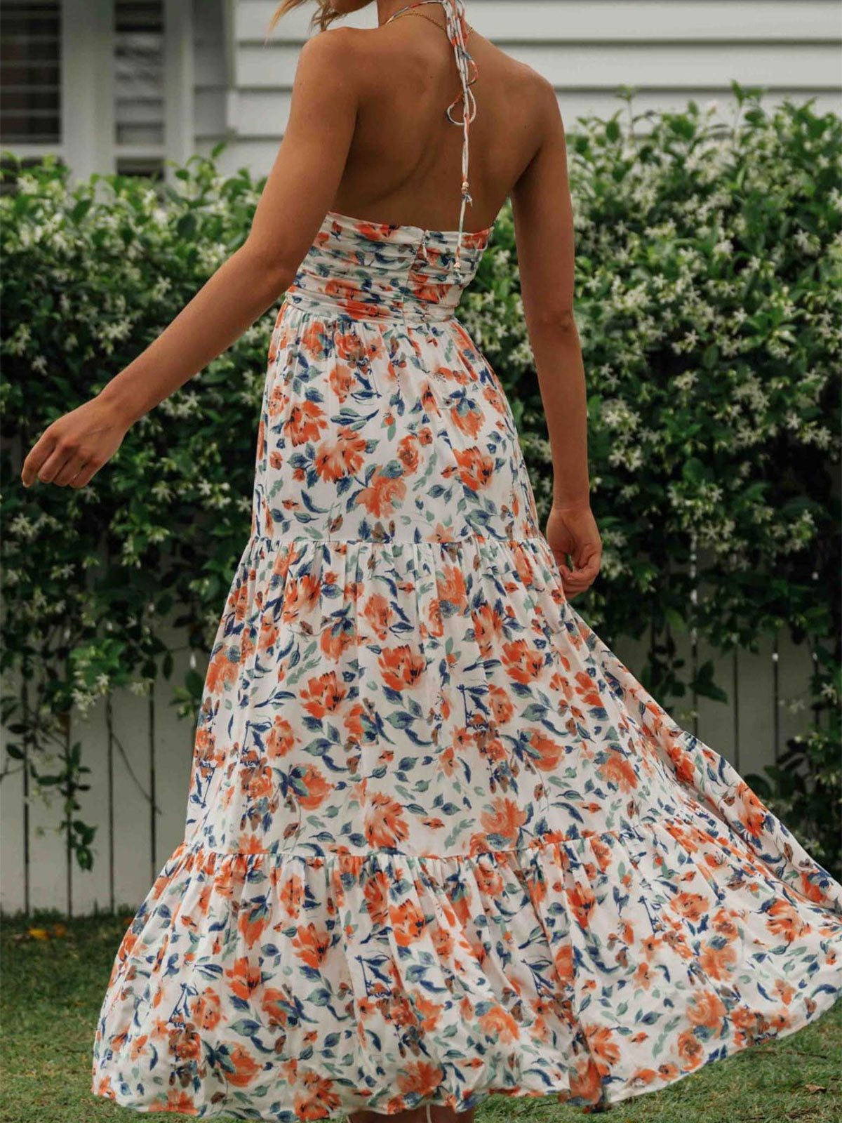 Resort Halter Maxi Dress