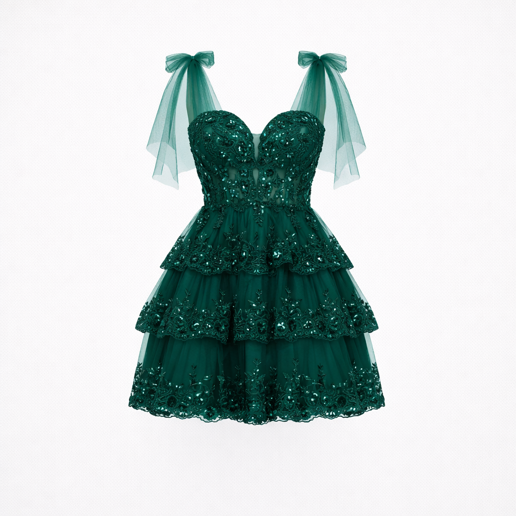 Women’s Floral Tiered Maxi Dress - Flowing Fit