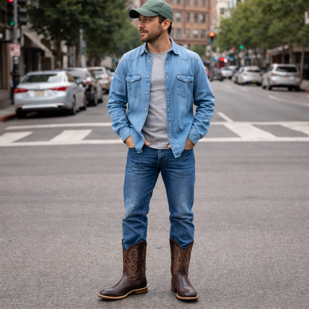Men's Rusty Western Boots