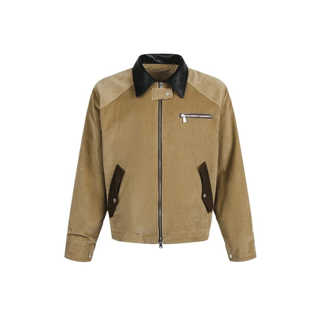 Patchwork Cargo Denim Jacket
